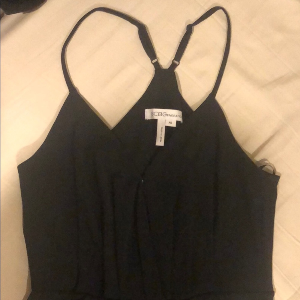 Black mini dress